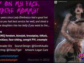 Sweetheart Dimitrescu - Sit on my face&comma; Vampire Mommy&excl; &lpar;18 EroAudio&rpar;
