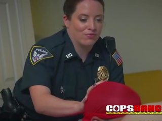 Phallus Loving Milf Cops Suck Off Criminals Huge Black Cock