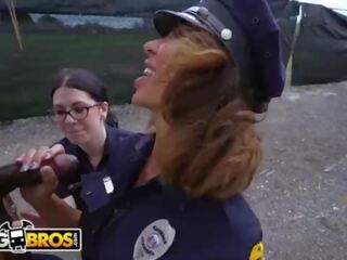 BANGBROS - Lucky Suspect Gets Tangled Up With Some splendid erotic Female Cops