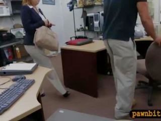 Amateur sells her watch and gets banged by pawn dude