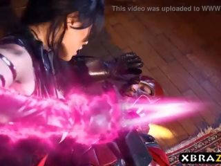 Xmen parody clip with Magneto fucking big tits Psylocke