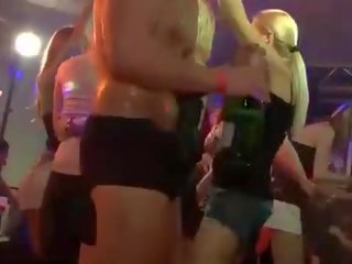 CFNM prostitute teens fucking the strippers