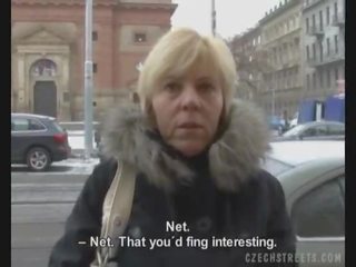 Czech Milf Gives a Head for a sexually aroused penis